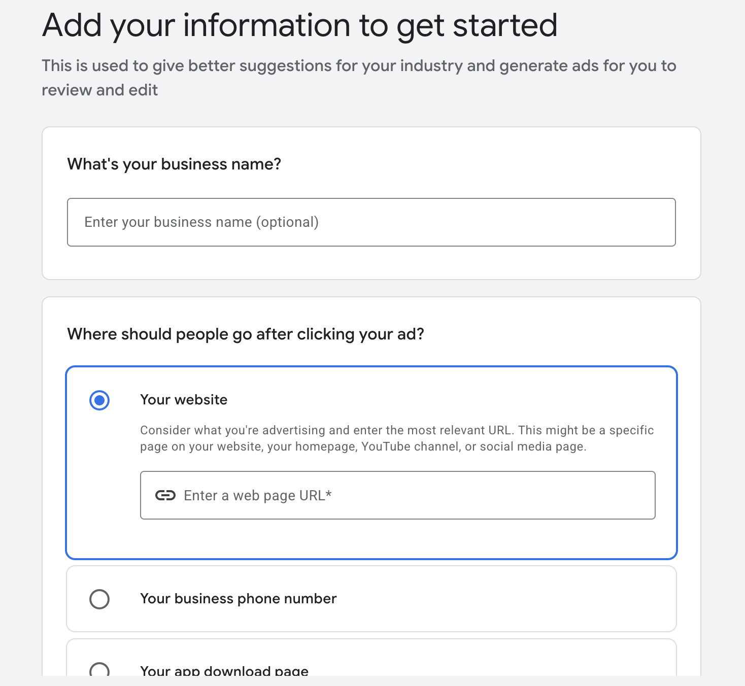 Google Ads - Standard Account Setup