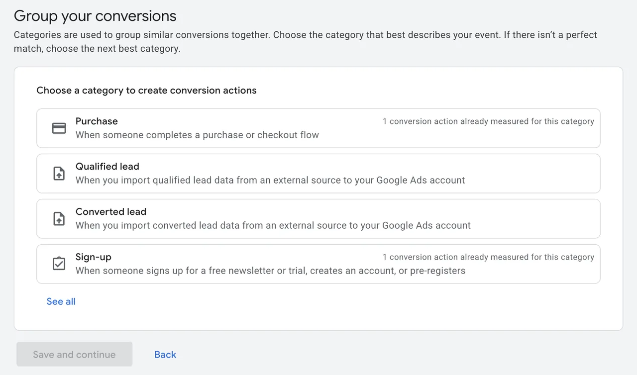 Conversion Categories