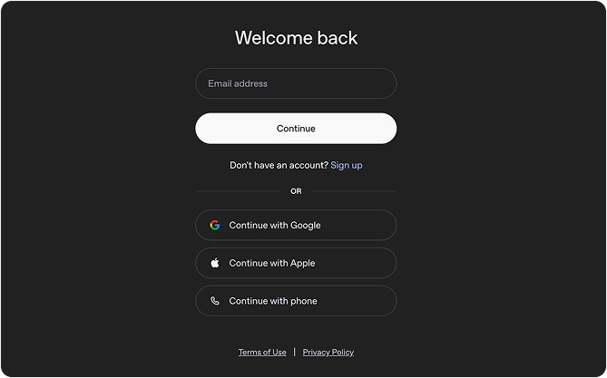 Sign in to ChatGPT Ad Manager